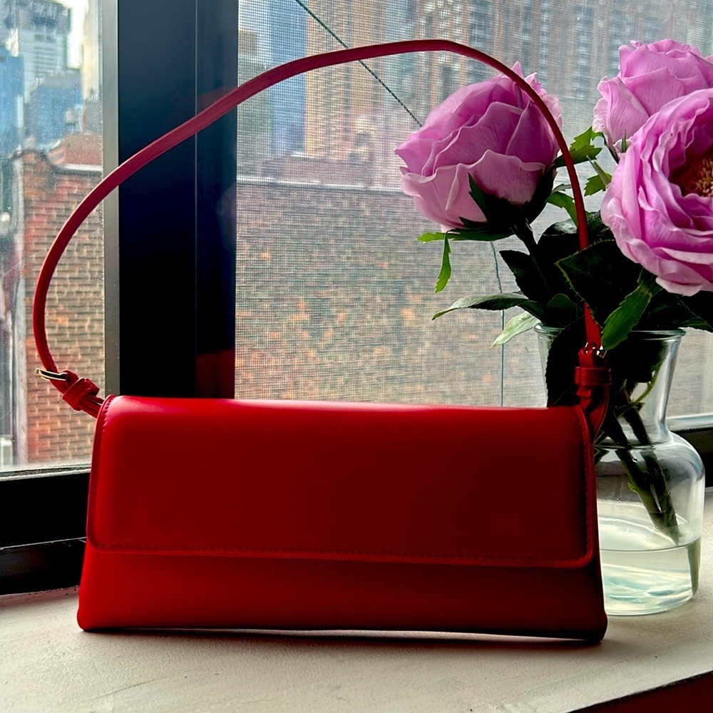 Mango Red Shoulder Bag